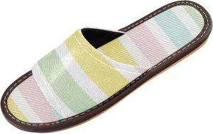 Bathroom Shower Slippers Indoor Outdoor Ultralight Cute Open Toe Slide Slipper for Airplane Guests