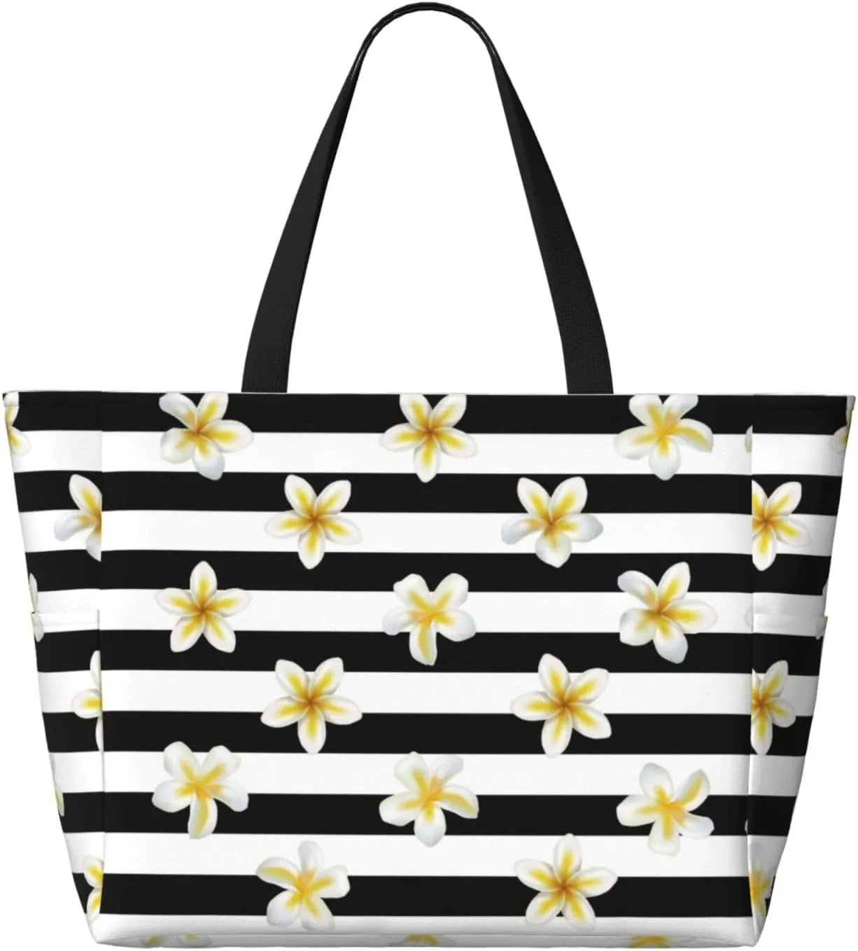 Beach Tote Bag for Women Beach Bag Waterproof and Sandproof Tote Bag with Wet Bag Large Travel Bag for Weekend Travel
