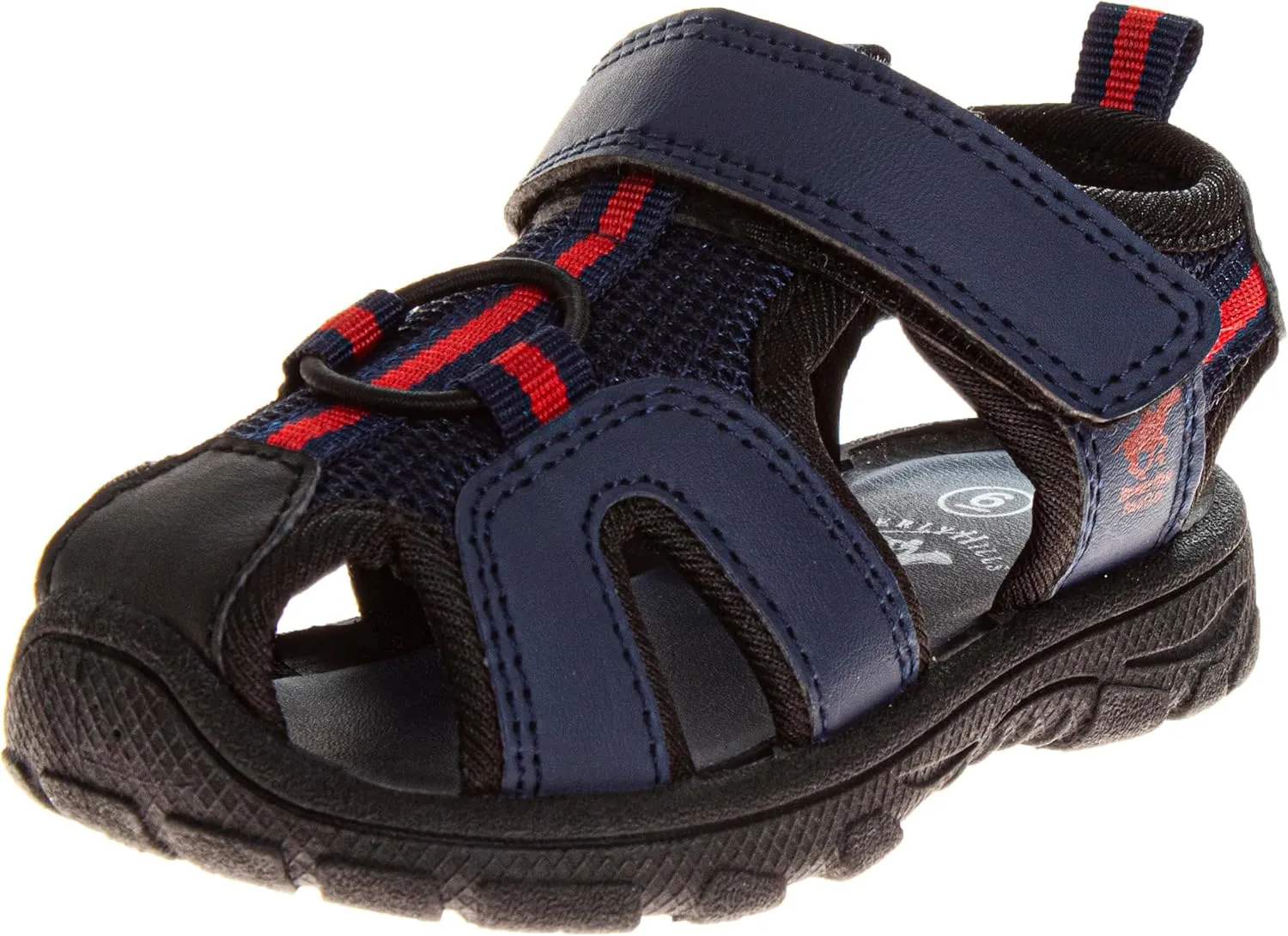 Beverly Hills Polo Club Boy's Athletic Active Sandals Close Toe Sport Summer Shoe