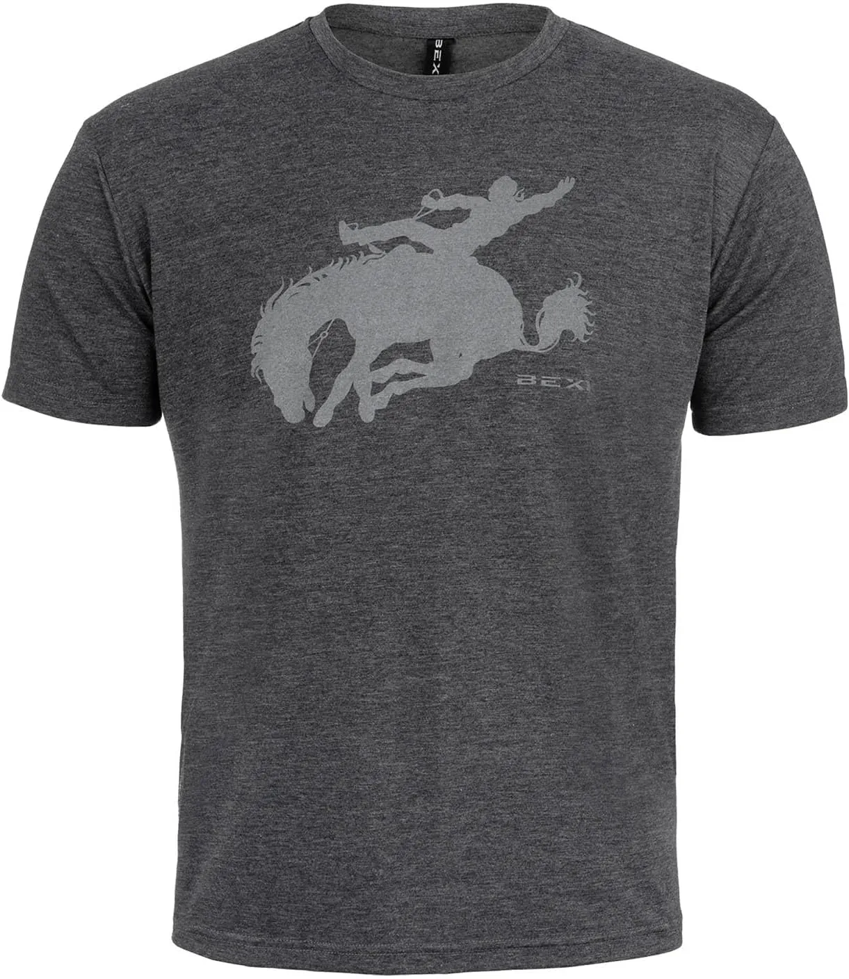 BEX® Buckin' Bronco Everyday T-Shirt Resilient Reliable Relentless Experience The Unbeatable Durability.