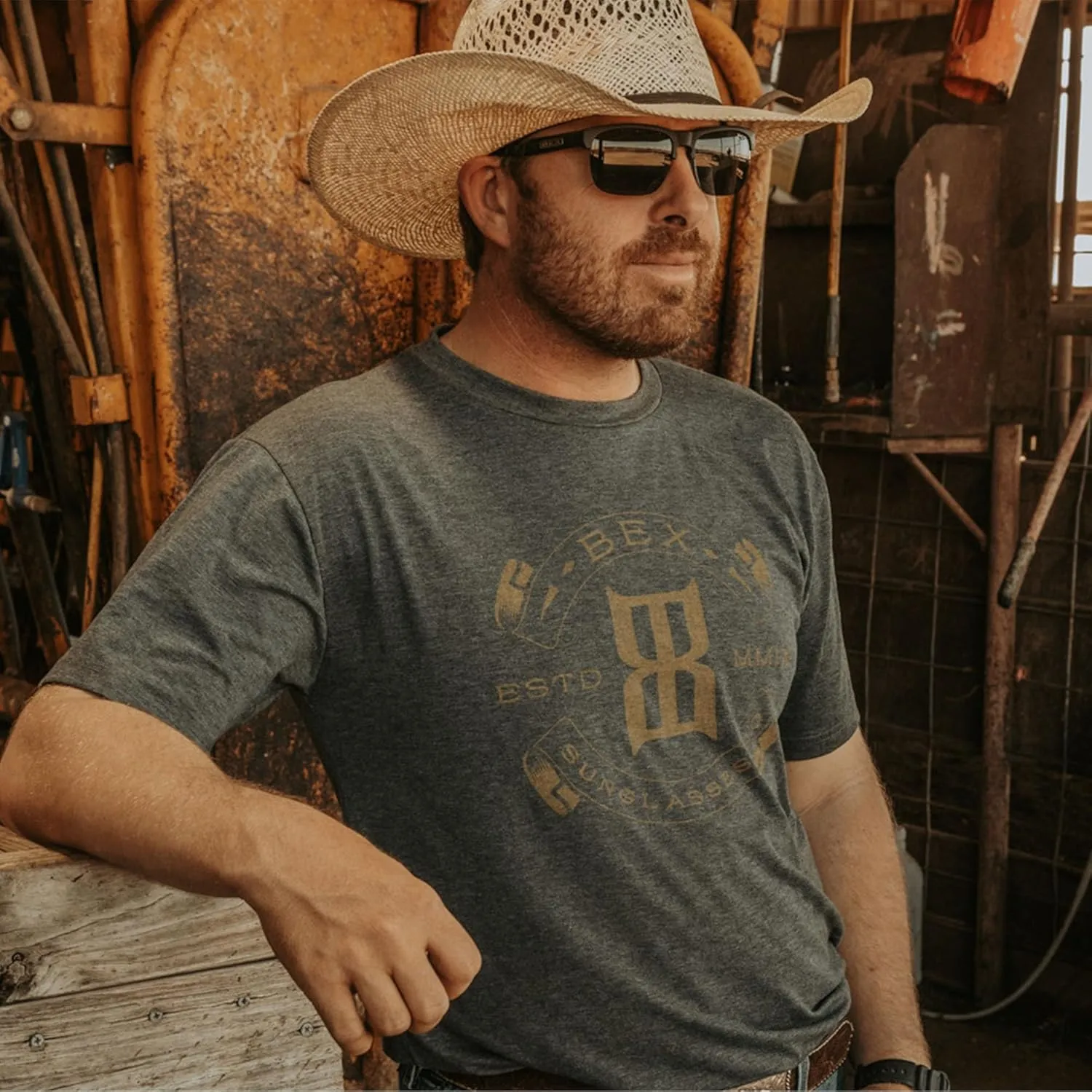 BEX® MMIX Everyday T-Shirt Resilient No-Stretch Collar, Substantial, Long-Lasting Thickness.