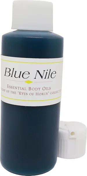 Blue Nile Scented Body Oil Fragrance [Flip Cap - Blue - 2 oz.] - ID#22565