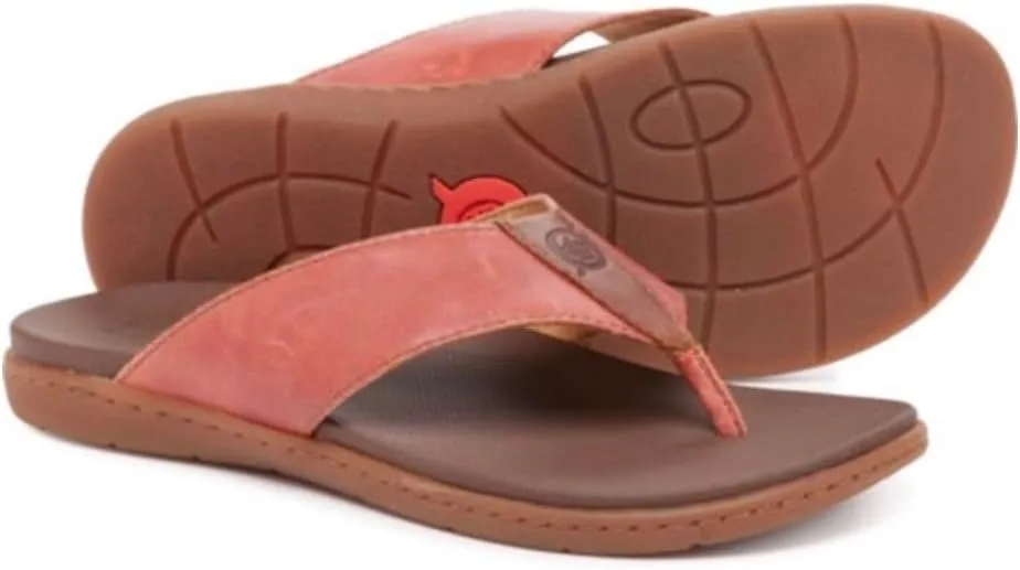 Born Men's Gavin Flip-Flops - Leather (Pumkin, US Footwear Size System, Adult, Men, Numeric, Medium, 10)
