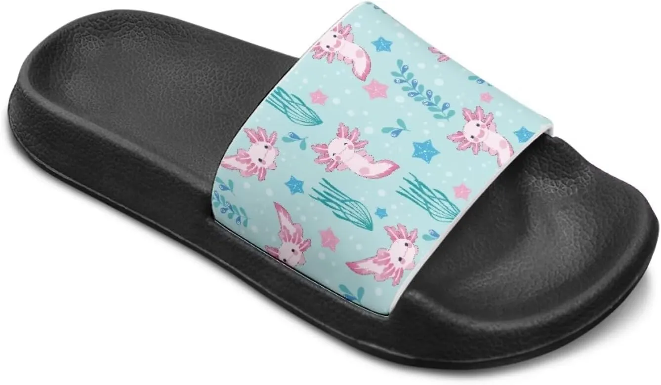 Boys Girls Slip On Slippers Cartoon Open Toe Design Comfortable Living Room Sandals for Beach Days Funny