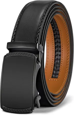 BULLIANT Men's Belt,Slide Ratchet Belt For Gift Men Dress Pant Shirt Oxfords,Trim To Fit