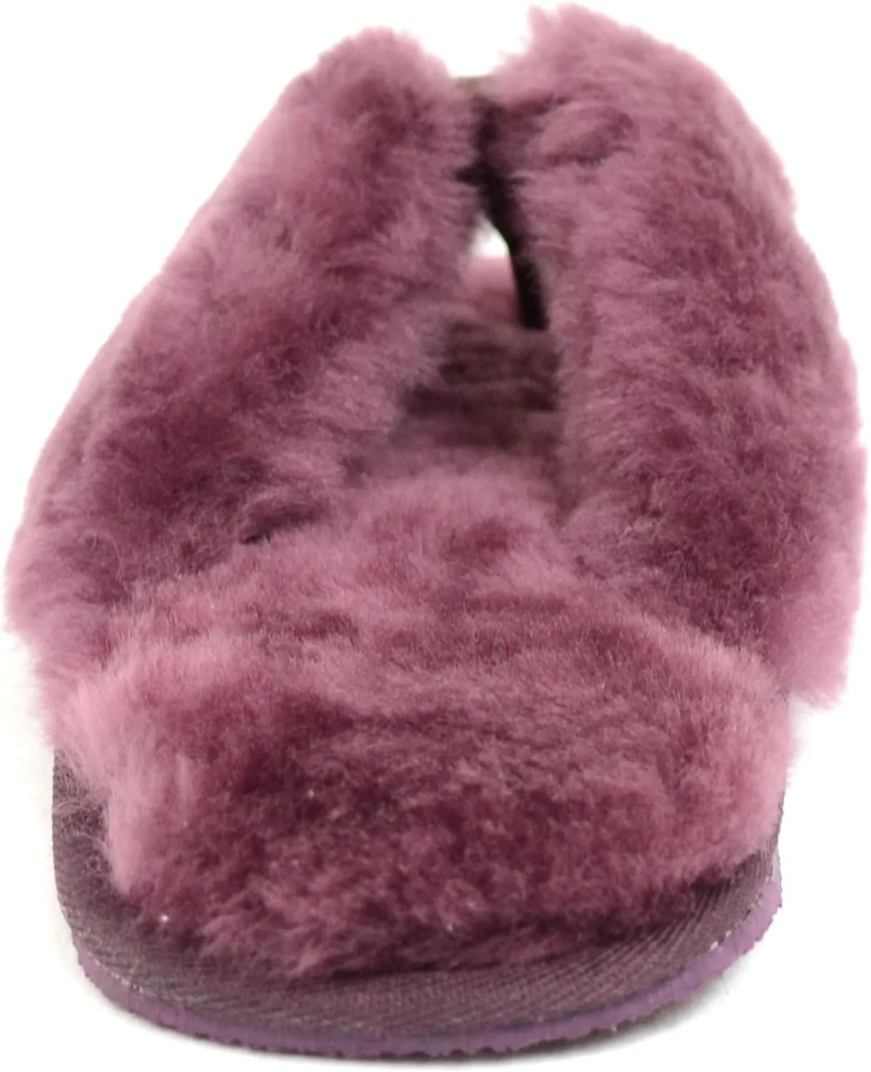 Bushga Ladies Luxury Sheepskin Flip Flop Slippers/Sandal/Thong Slipper