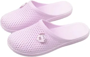Caistre Bath Slippers with Holes Women Lightweight Slide Sandals Indoor Outdoor Bath Slippers Non Slip House Shoes Pool Beach