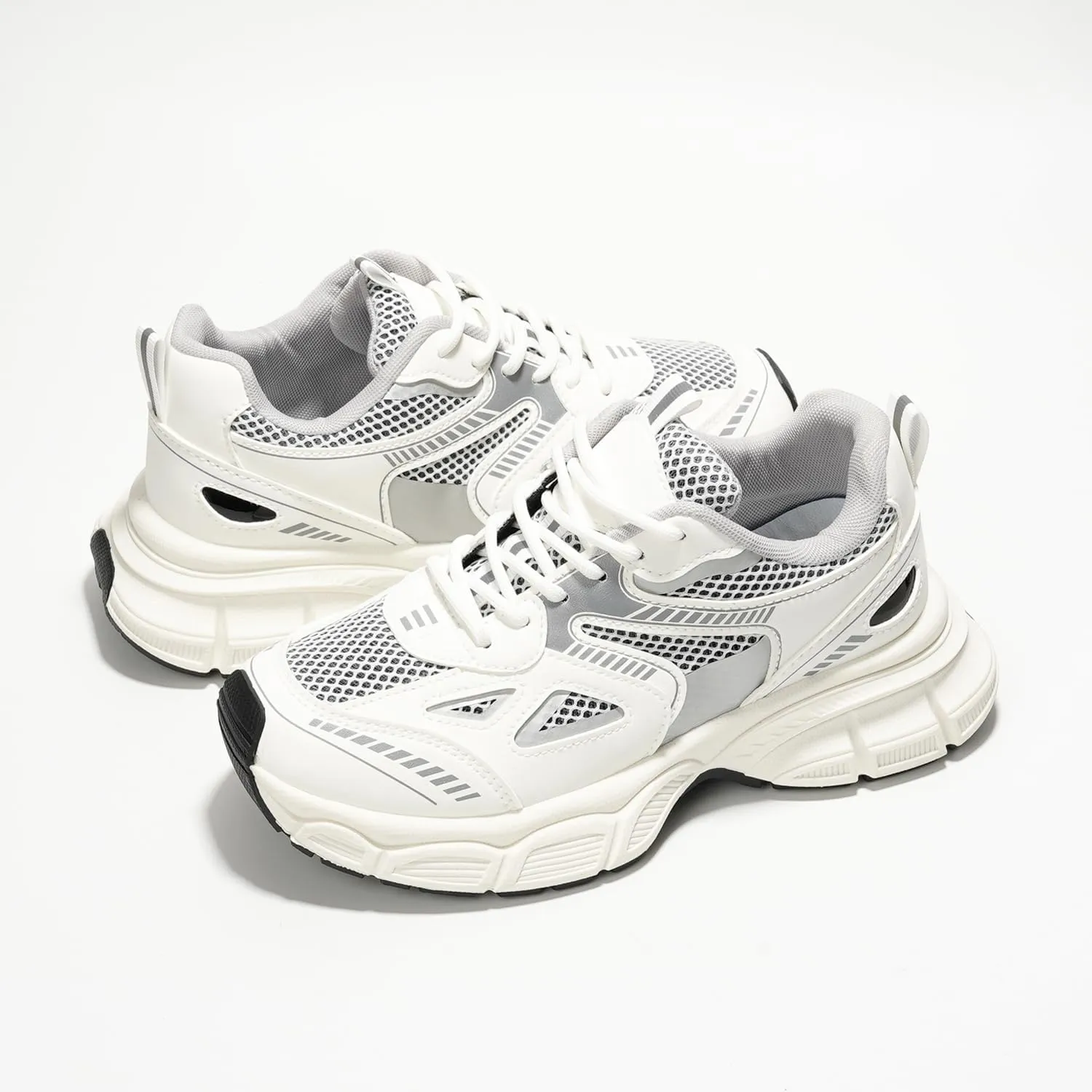 Cape Robbin Liane A Women's Chunky Sneakers, Stylish Chunky Platform Lace Up Shoes, Trendy Chunky Sneakers for Women, Perfect for Fashion Forward Ladies