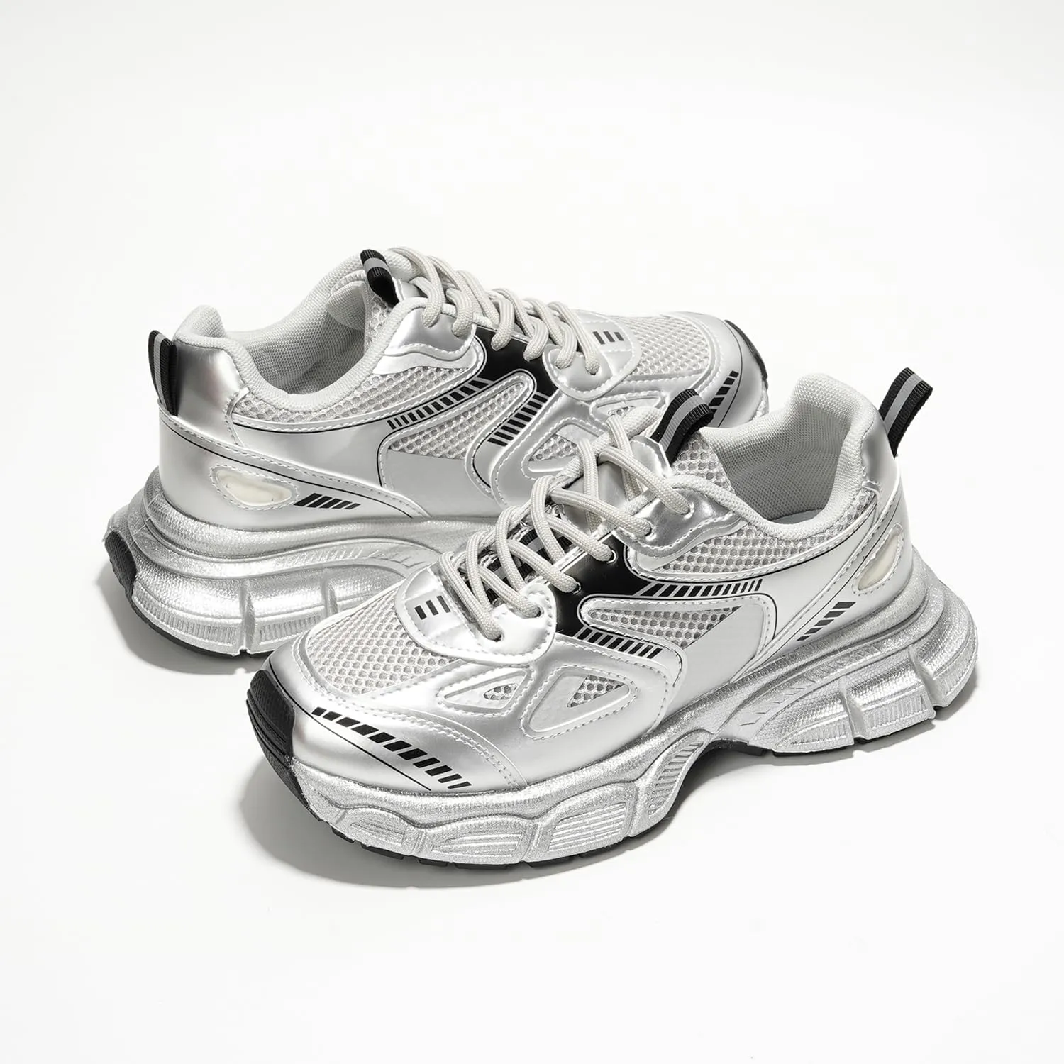 Cape Robbin Liane A Women's Chunky Sneakers, Stylish Chunky Platform Lace Up Shoes, Trendy Chunky Sneakers for Women, Perfect for Fashion Forward Ladies