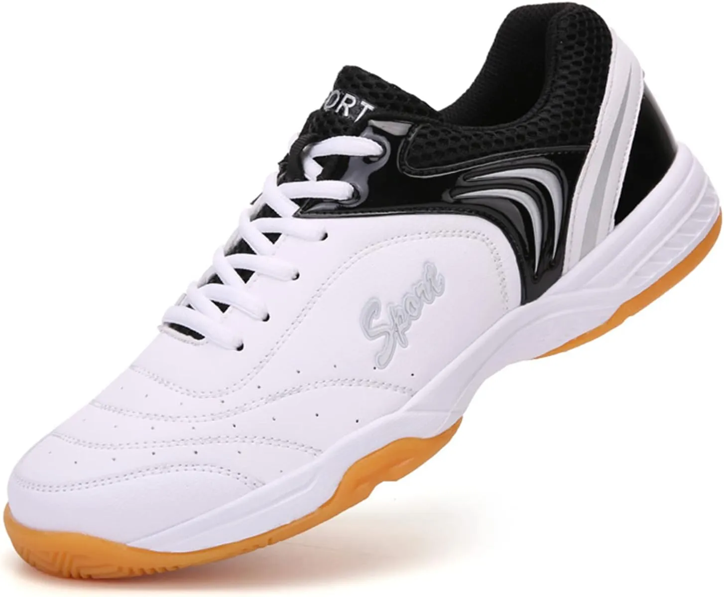 CHUUMEE Men's Pickleball Shoes Badminton Shoes Men's Tennis Shoes Indoor Court Shoes Basketball Squash Volleyball