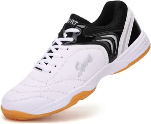 CHUUMEE Men's Pickleball Shoes Badminton Shoes Men's Tennis Shoes Indoor Court Shoes Basketball Squash Volleyball