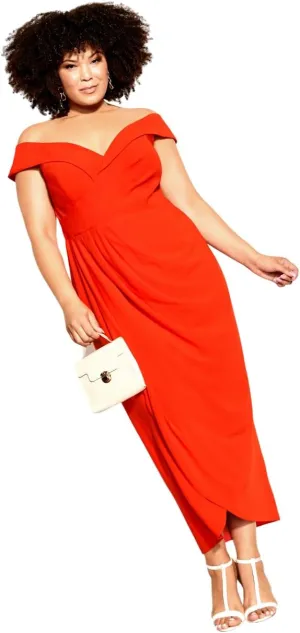 City Chic Women's Plus Size Dress - Ripple Love