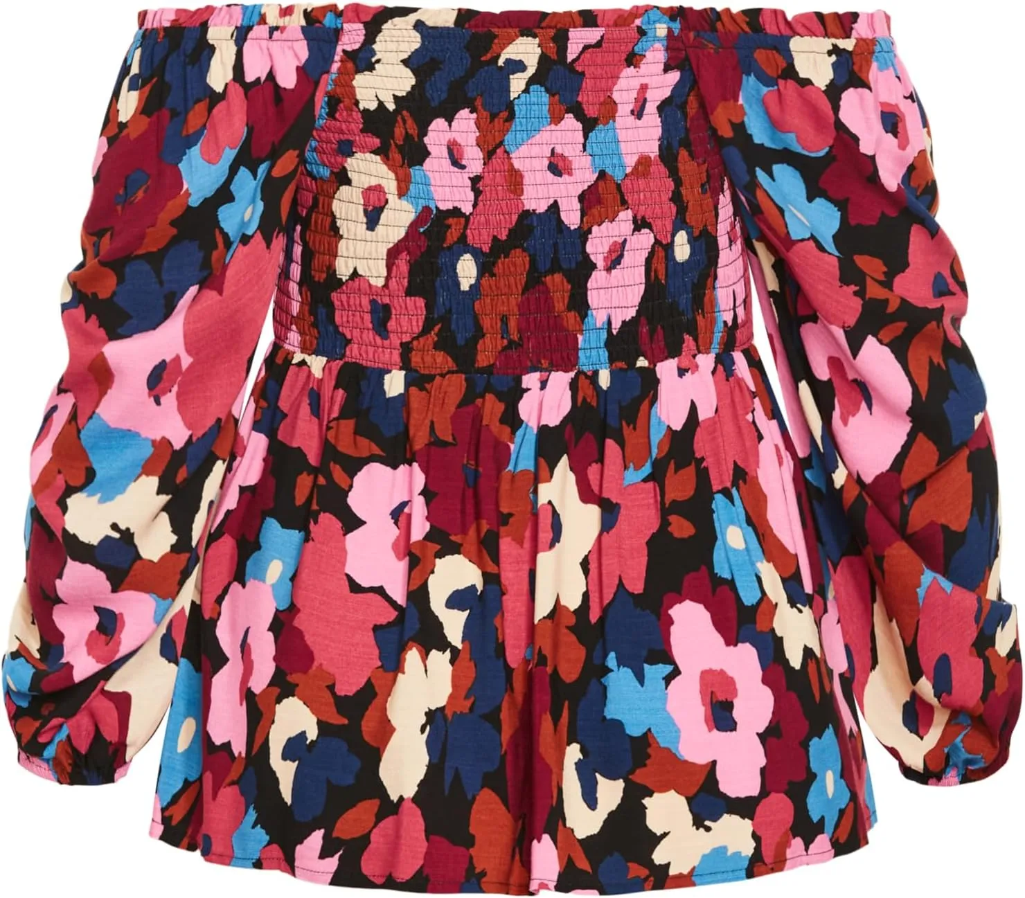 City Chic Women's Plus Size Top - Poppy Print