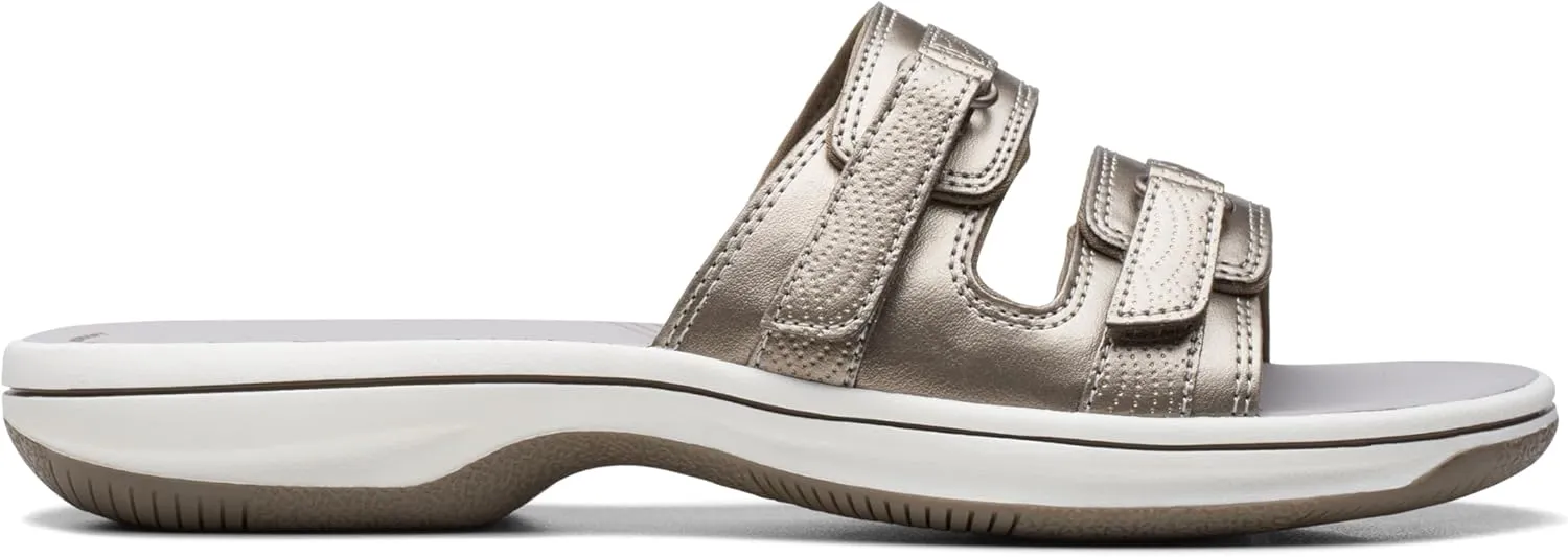 Clarks Women's Breeze Piper Slide Sandal