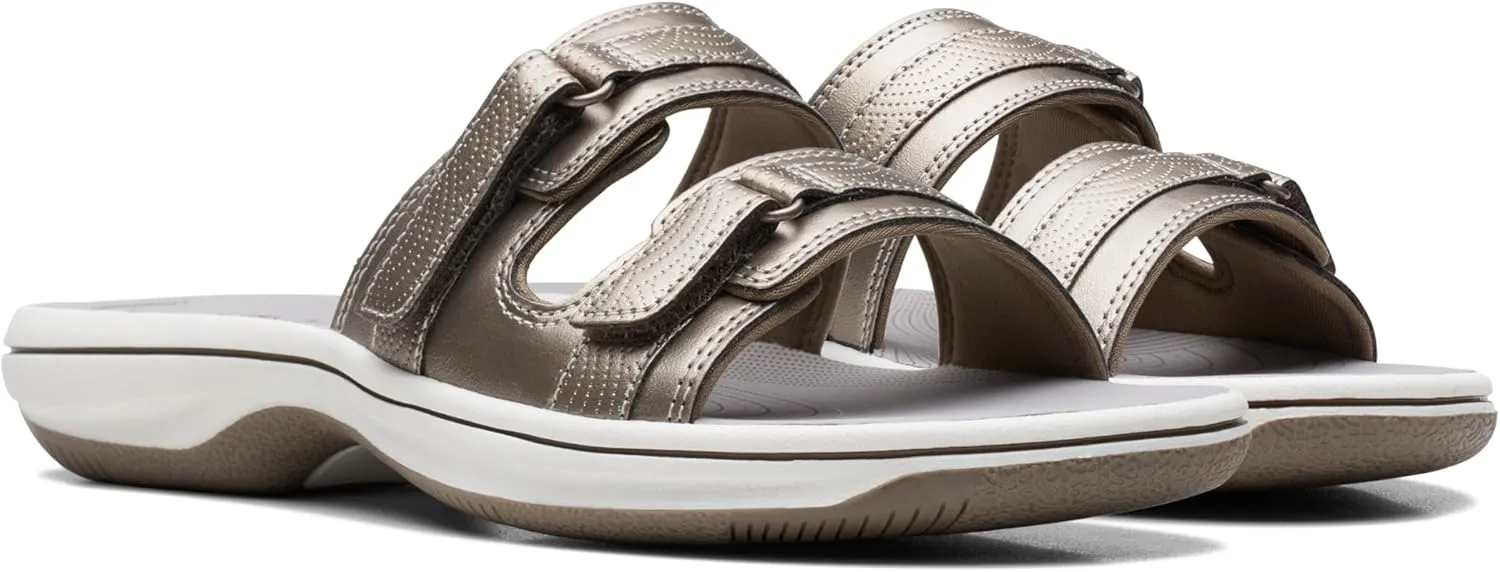 Clarks Women's Breeze Piper Slide Sandal