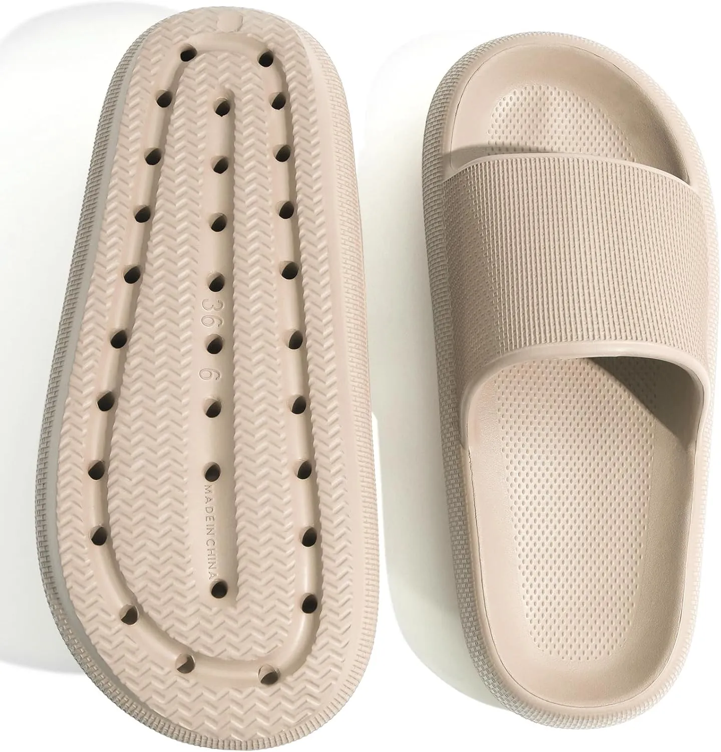 Cloud Slides for Women Pillow Slides Shower Shoes Cloud Recovery Slide Sandals Cushion Thick Sole Pillow Slippers Comfort Indoor and Outdoor Slide