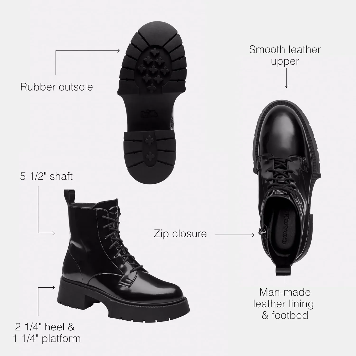 Coach Women's Avery Platform Bootie