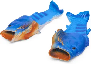 Coddies Fish Flip Flops | The Original Fish Slippers | Funny Gift, Unisex Sandals, Bass Slides, Pool, Beach & Shower Shoes | Men & Women