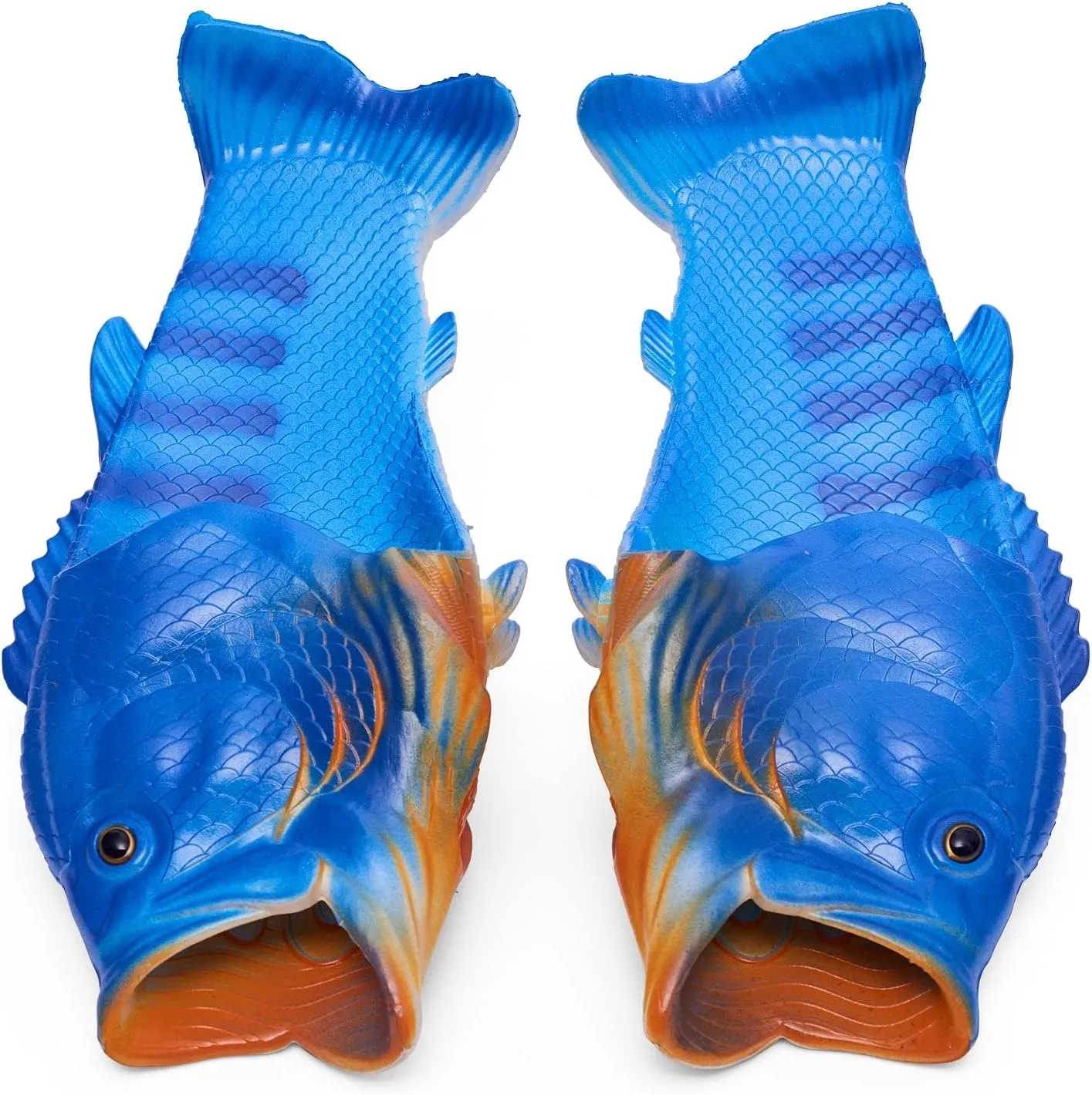 Coddies Fish Flip Flops | The Original Fish Slippers | Funny Gift, Unisex Sandals, Bass Slides, Pool, Beach & Shower Shoes | Men & Women