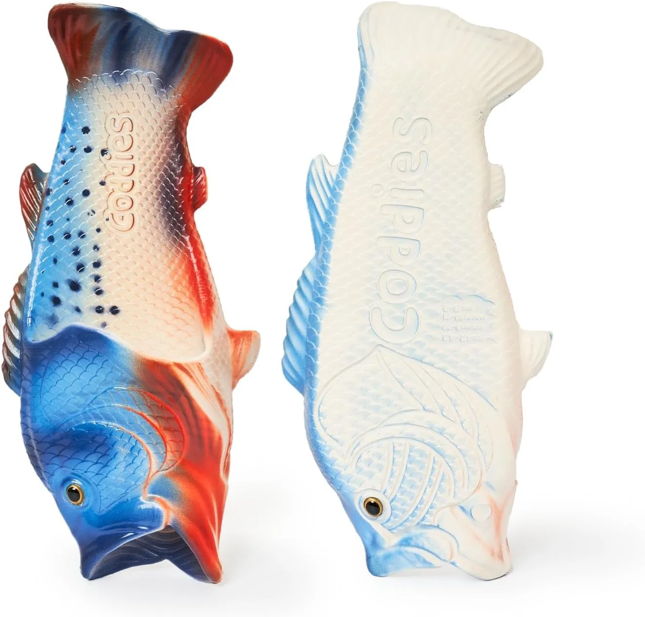Coddies Fish Flip Flops | The Original Fish Slippers | Funny Gift, Unisex Sandals, Bass Slides, Pool, Beach & Shower Shoes | Men & Women