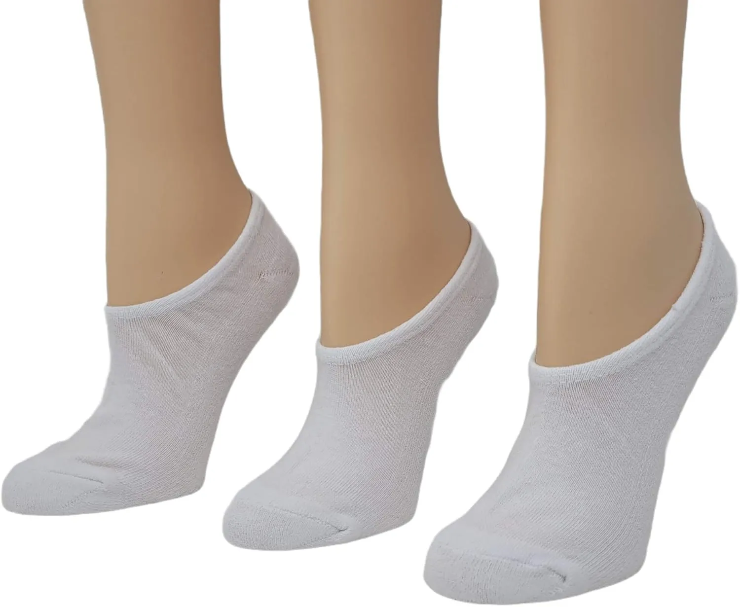 Converse Womens No Show Socks 3 Pack Half Cushion Ultra Low Made For Chucks Shoe Size 6-10