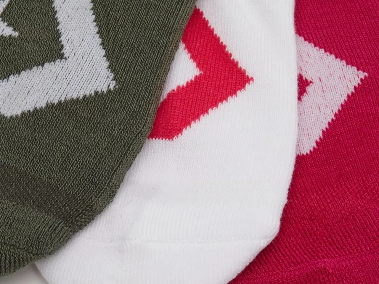 Converse Womens No Show Socks 3 Pack Half Cushion Ultra Low Made For Chucks Shoe Size 6-10