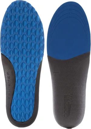 Copper Fit Women's Zen Step Comfort Insole, 1 Pair of Size 6-10, Pack of 1 Blue
