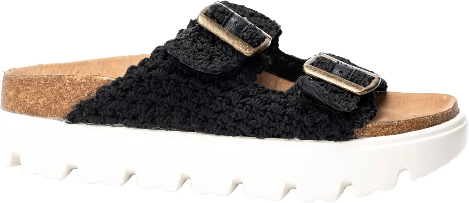Corkys Footwear Hey Girl Womens 1 inch Rumor Has It Platform Sandals, Featuring Two Adjustable Buckles, A soft Footbed, And A Lug Outsole, Perfect For Summer