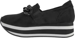 Corkys Footwear So What Slip-On 1.75-inch Platform Sneakers, Cushioned Insoles, Chunky Chain Detail, Comfortable, Stylish, Trendy Footwear