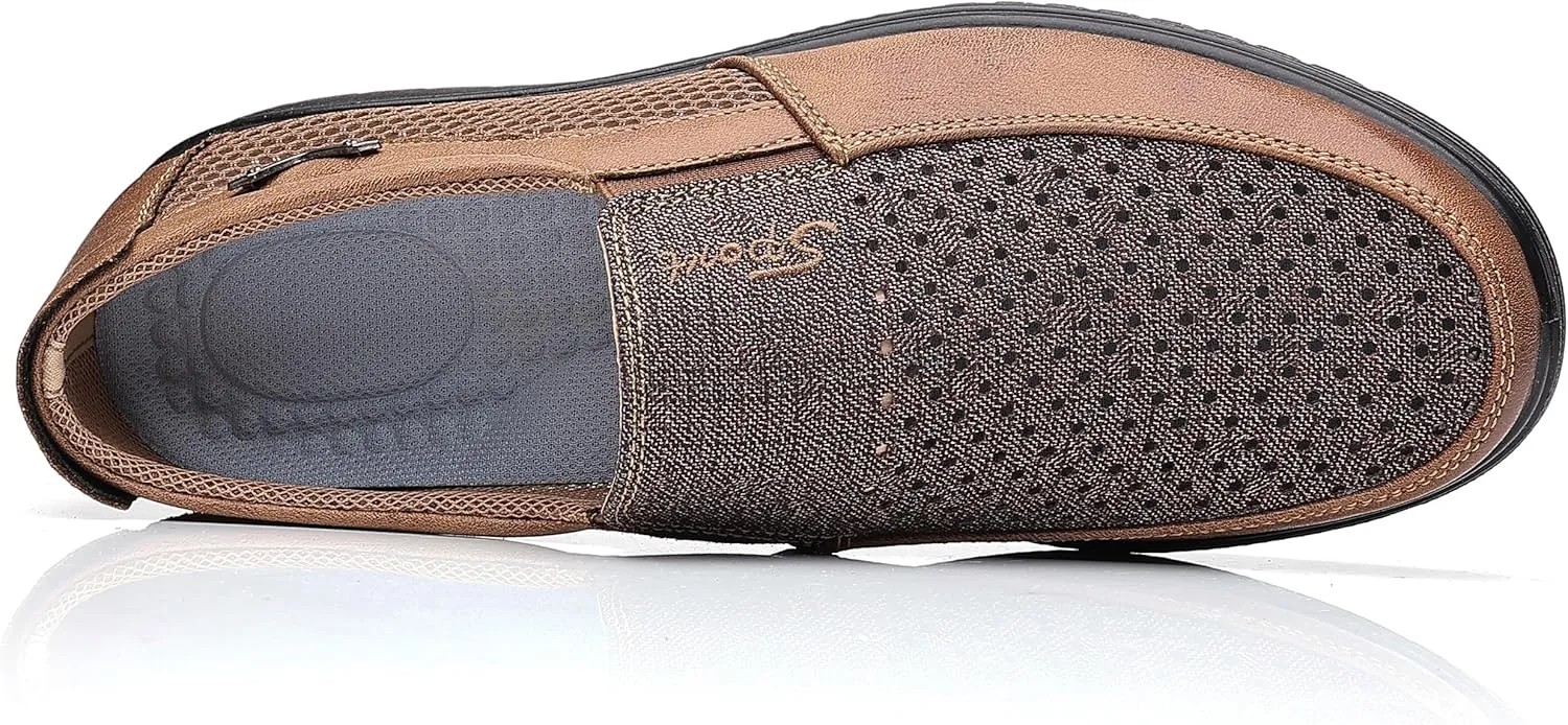 COSIDRAM Mens Loafer Casual Shoes Comfort Lightweight Driving Travel Walking Shoes for Adult Male