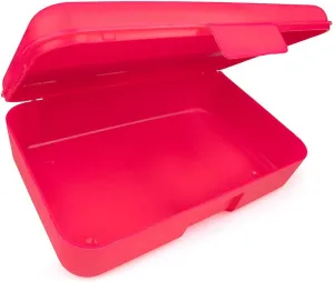 Craft County Solid Color Pencil Box – Store All Your Art Supplies in 1 Convenient Location – 12 Vibrant Colors to Choose From