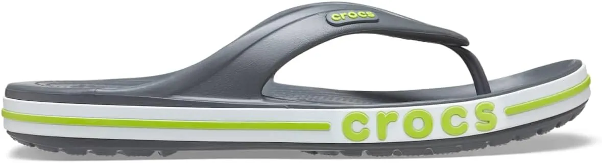 Crocs Men's and Women's Bayaband Flip Flop | Casual Flip Flops | Shower Shoes