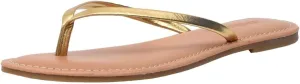 CUSHIONAIRE Women's Cora Flat Flip Flop Sandal with  Comfort