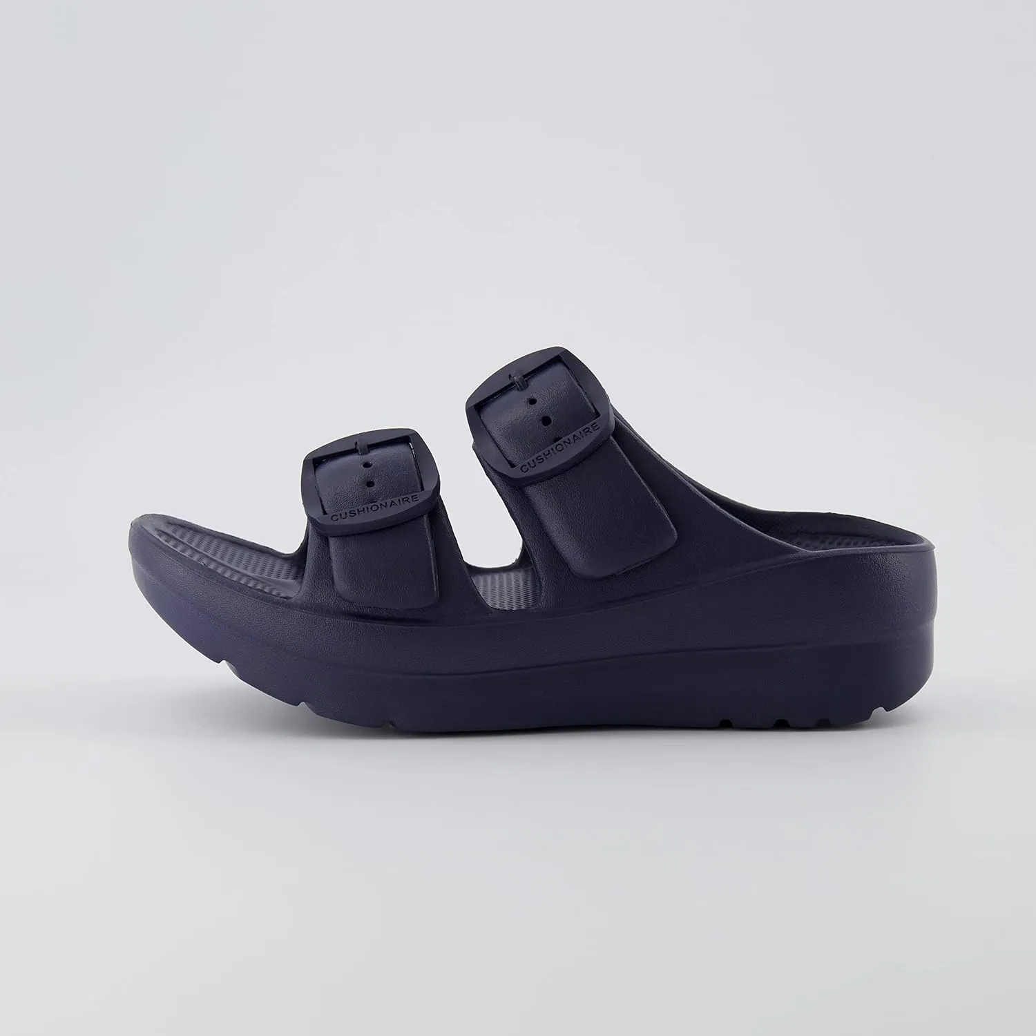 CUSHIONAIRE Women's Mesa recovery slide sandal with  Comfort