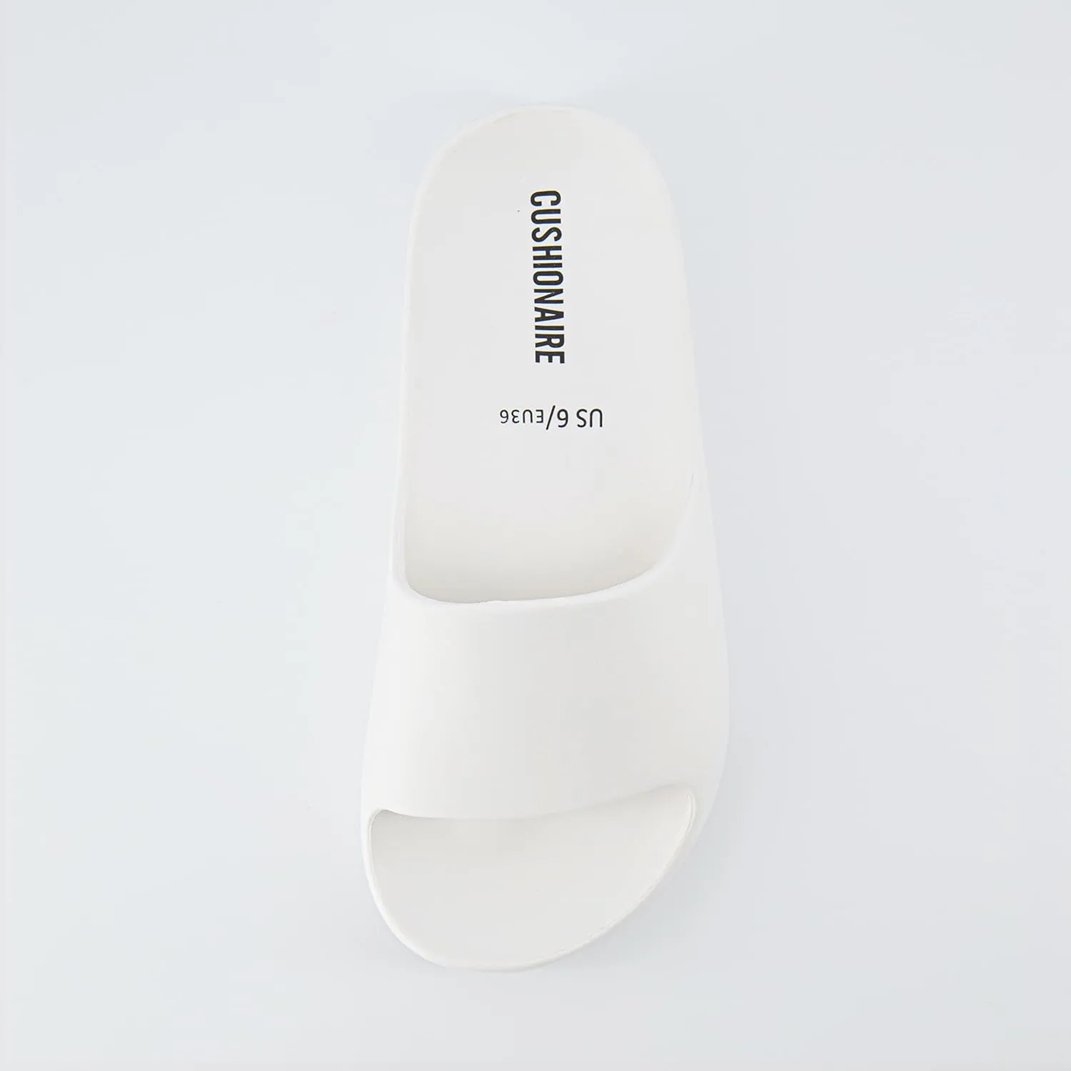 CUSHIONAIRE Women's Ninja platform slide sandal with  Comfort