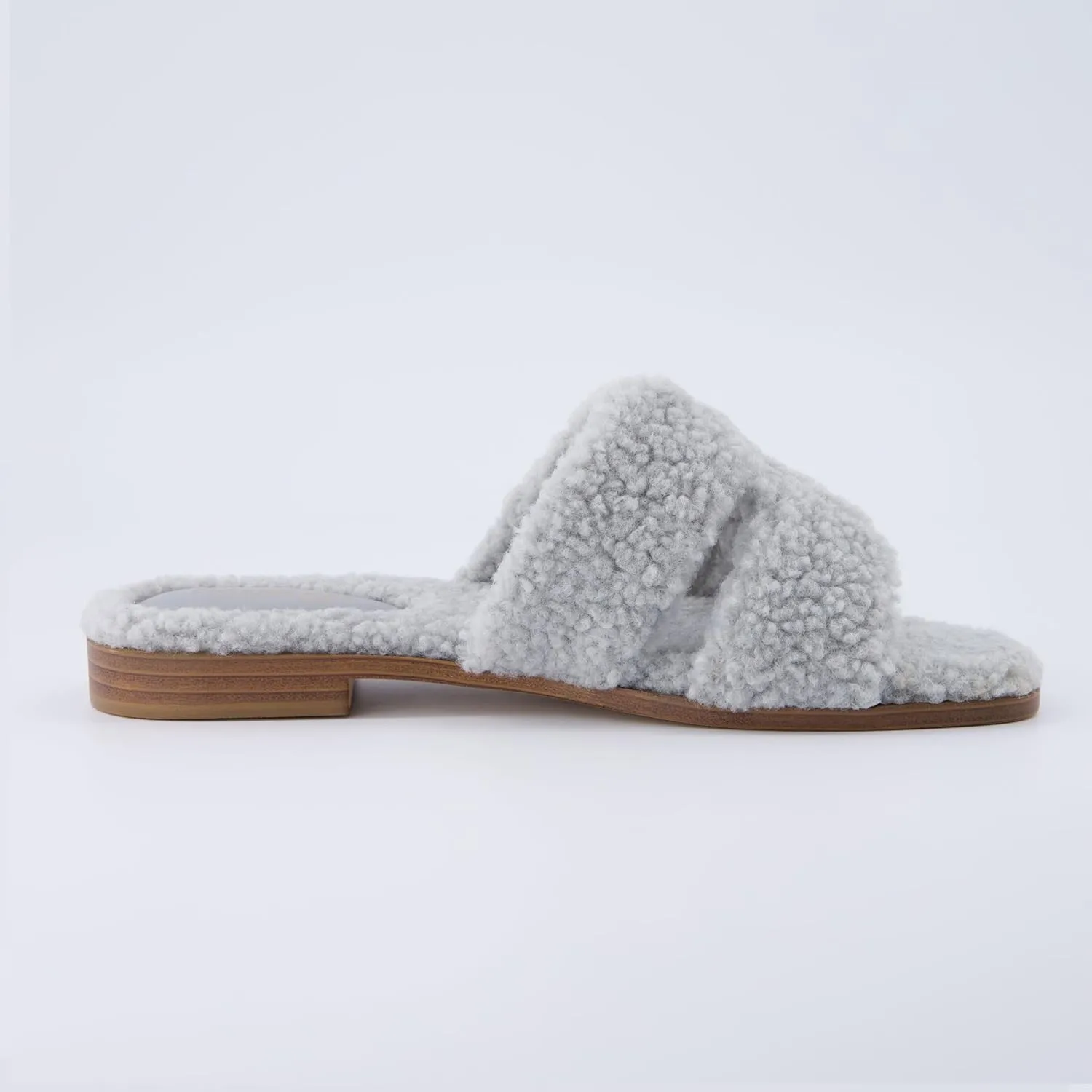 CUSHIONAIRE Women's Visa cozy slide sandal  Memory Foam, Wide Widths Available