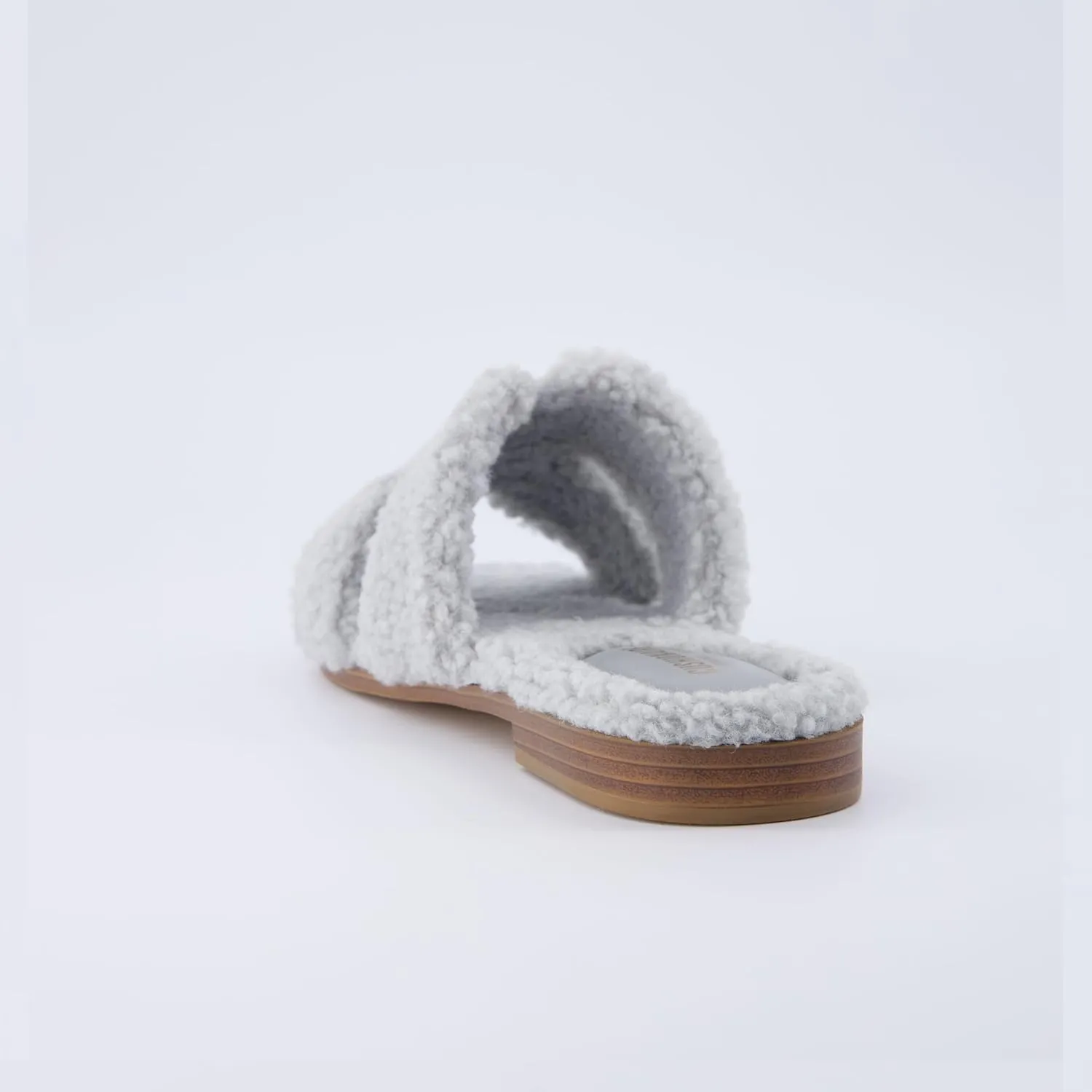 CUSHIONAIRE Women's Visa cozy slide sandal  Memory Foam, Wide Widths Available
