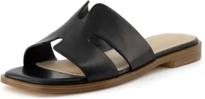 CUSHIONAIRE Women's Voyage slide sandal  Memory Foam, Wide Widths Available