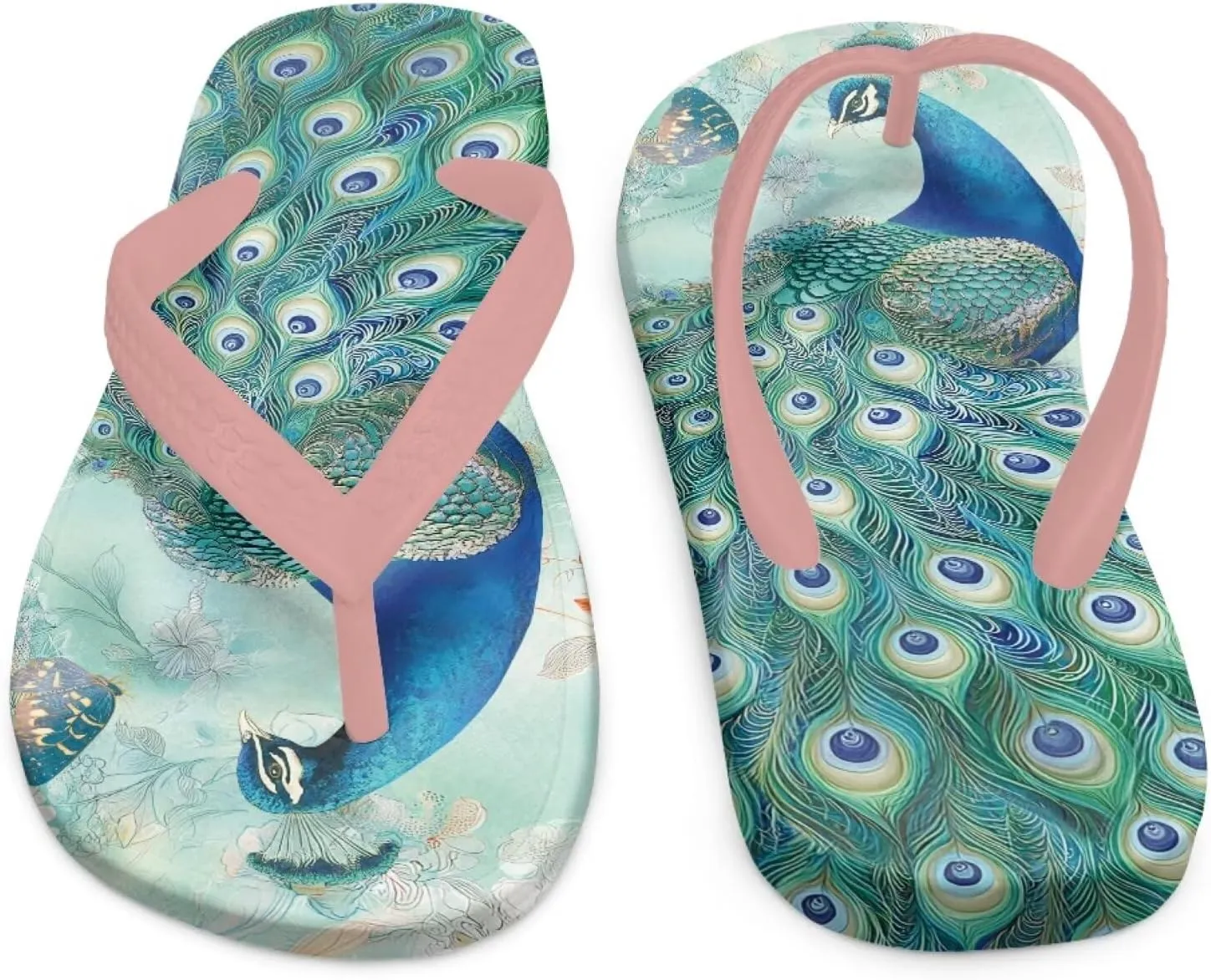 Cute Animal Flip Flop Sandal Water Shoes - Beach Slides Slip-on Quick Dry Thong Sandals for Boys