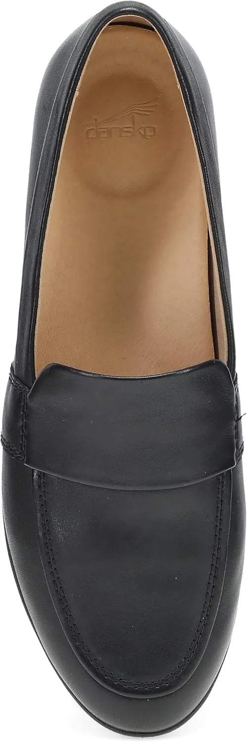 Dansko Linden Slip-On Loafers for Women - Comfortable Flat Shoes with Arch Support - Versatile Casual to Dressy Footwear - Lightweight Rubber Outsole