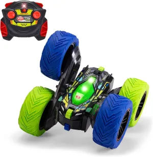 Dickie Toys - Cyber Flip Remote Control Car (22 cm) - Remote Control Car from 6 Years Old with 360° Stunts and Light, Remote Control Car for Kids, 12 km/h, Includes 2.4 Remote Control