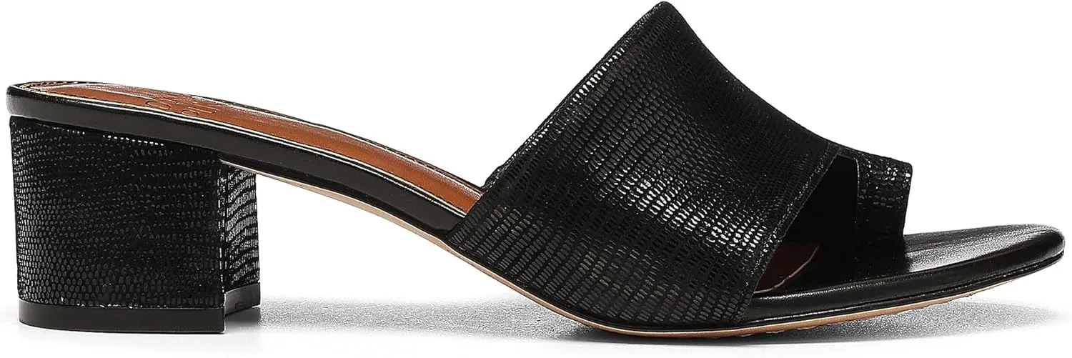 Donald Pliner Women’s NAIA Dress Sandal – 1.75” Heel, Comfortable Mule Sandals for Women, Dress Sandals with Toe Ring, Open Toe Shoes for Women, Slip-On Sandals