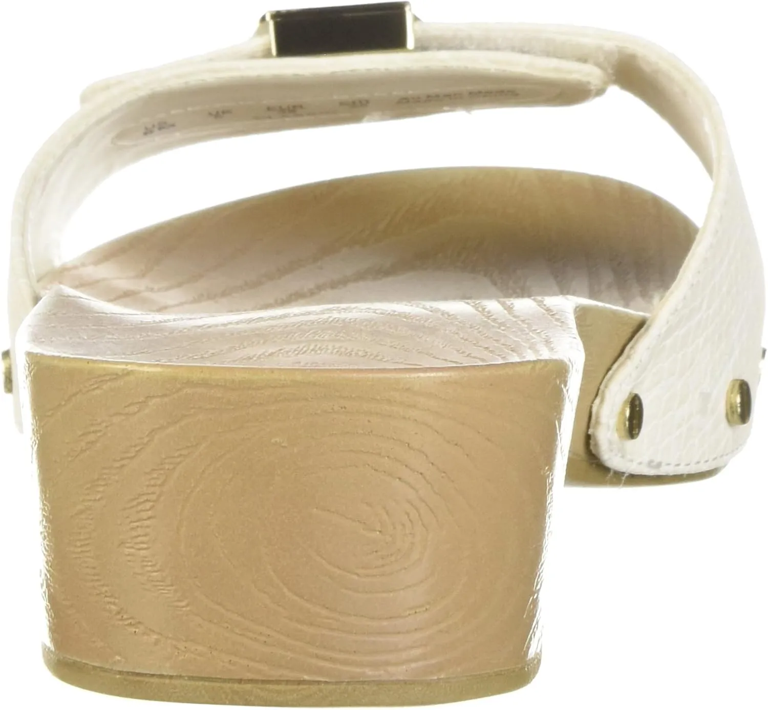 Dr. Scholl's Shoes Women's Classic Sandal Faux Wood Slide Sandal