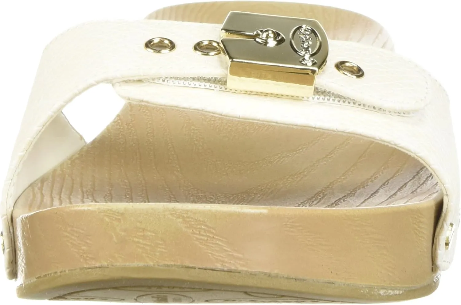 Dr. Scholl's Shoes Women's Classic Sandal Faux Wood Slide Sandal
