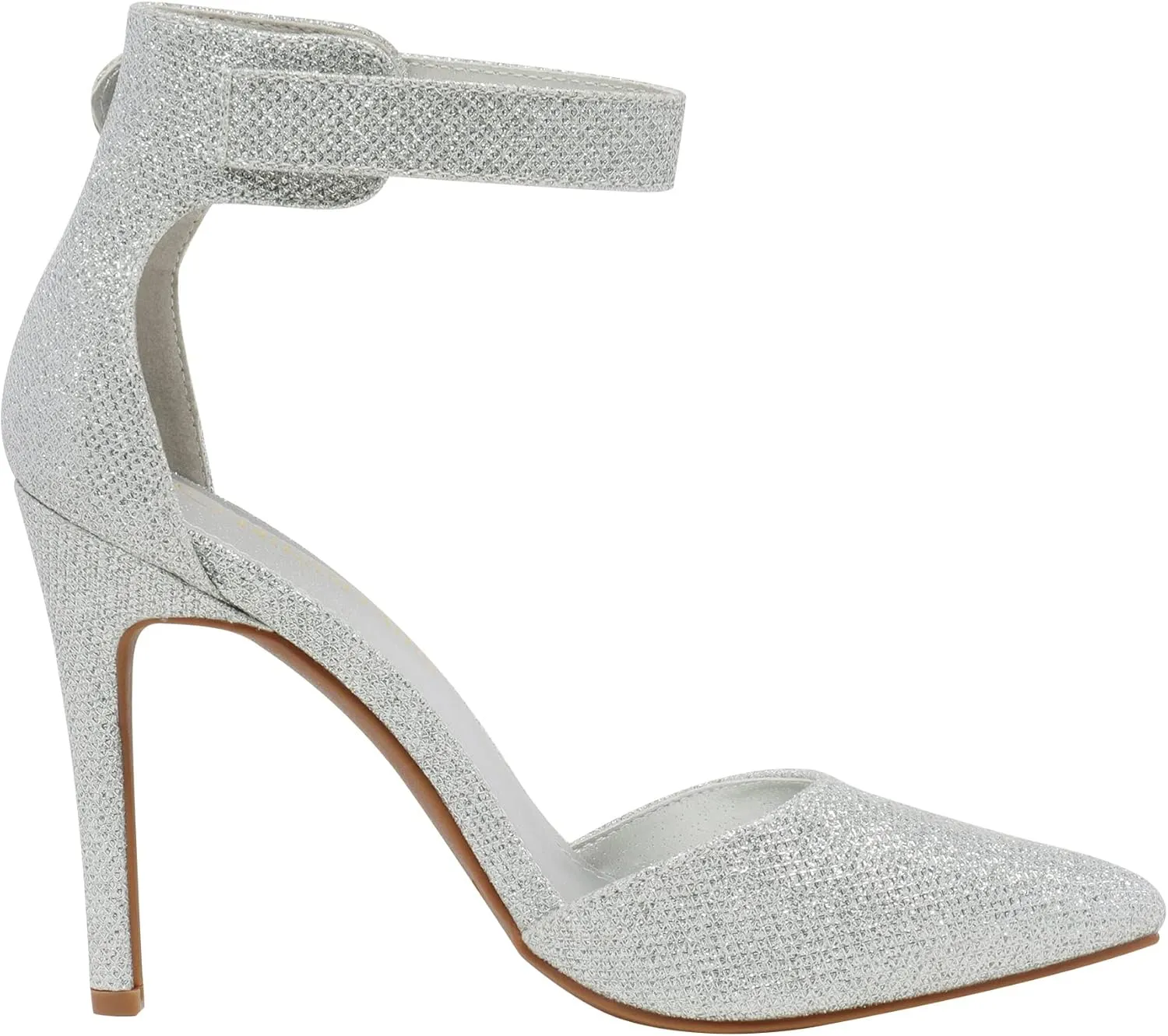 DREAM PAIRS Oppointed-Ankle Women's Pointed Toe Ankle Strap D'Orsay High Heel Stiletto Pumps Shoes
