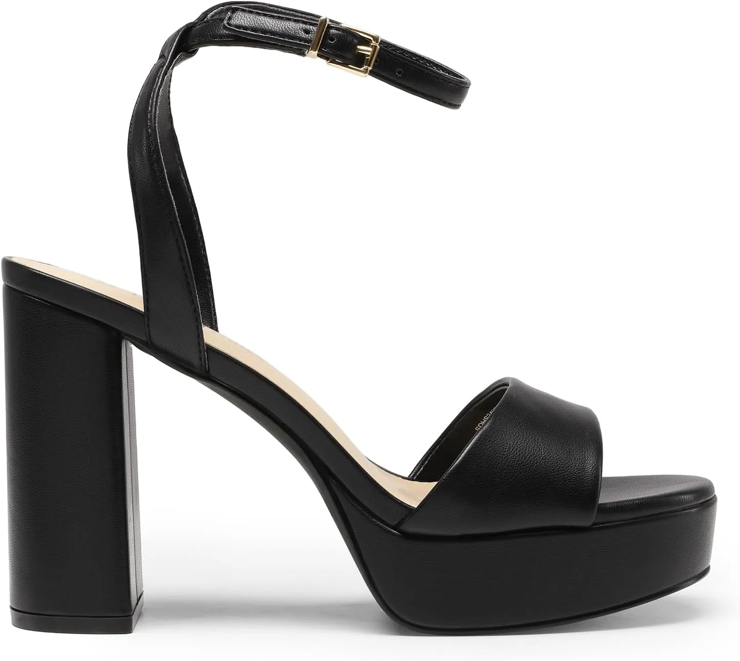 DREAM PAIRS Platform High Heels for Women Chunky Round Open Toe Ankle Strap Stylish Heeled Sandals for Party Prom Wedding