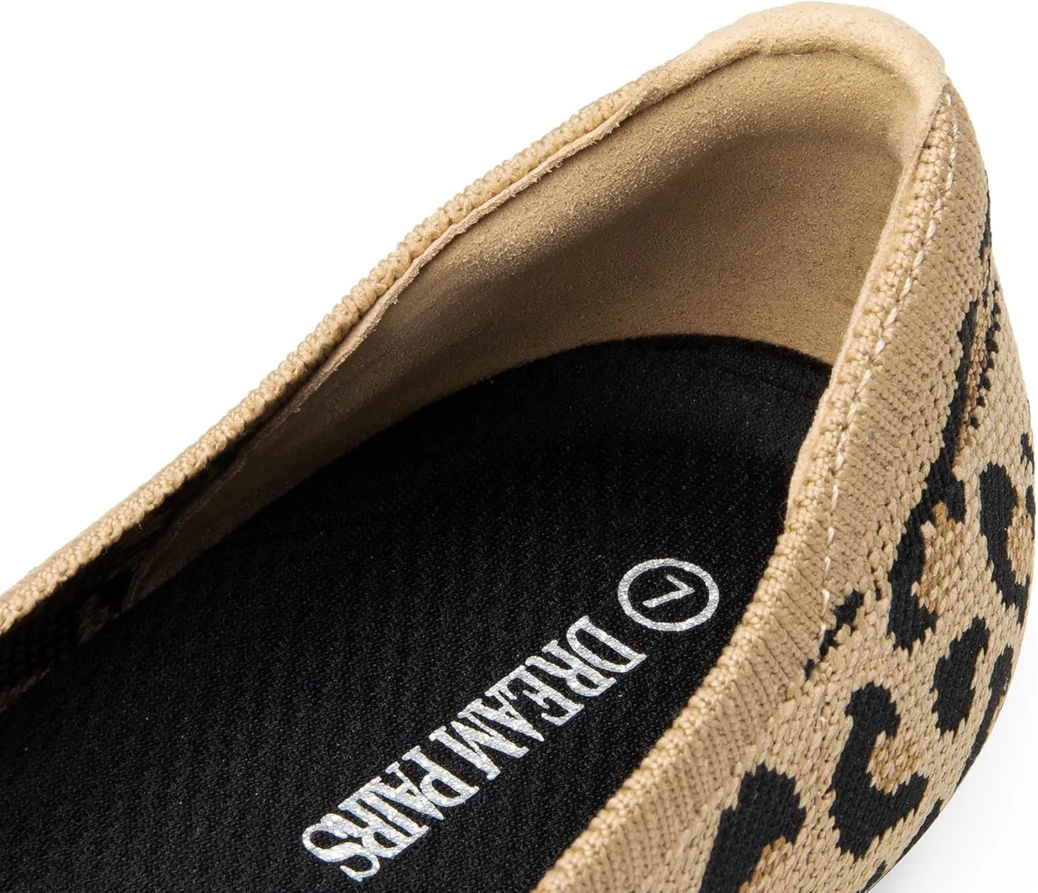 DREAM PAIRS Wide Ballet Flats Shoes for Women, Width Foldable Knit Women's Flats with Arch Support, Comfortable Shoes for Women Dressy Casual Work Office