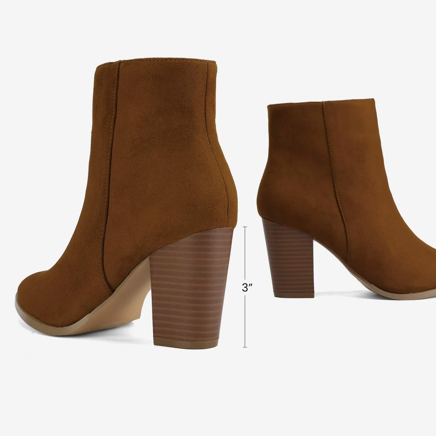 DREAM PAIRS Women's Ankle Boots Chunky Block Heel Booties