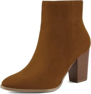 DREAM PAIRS Women's Ankle Boots Chunky Block Heel Booties
