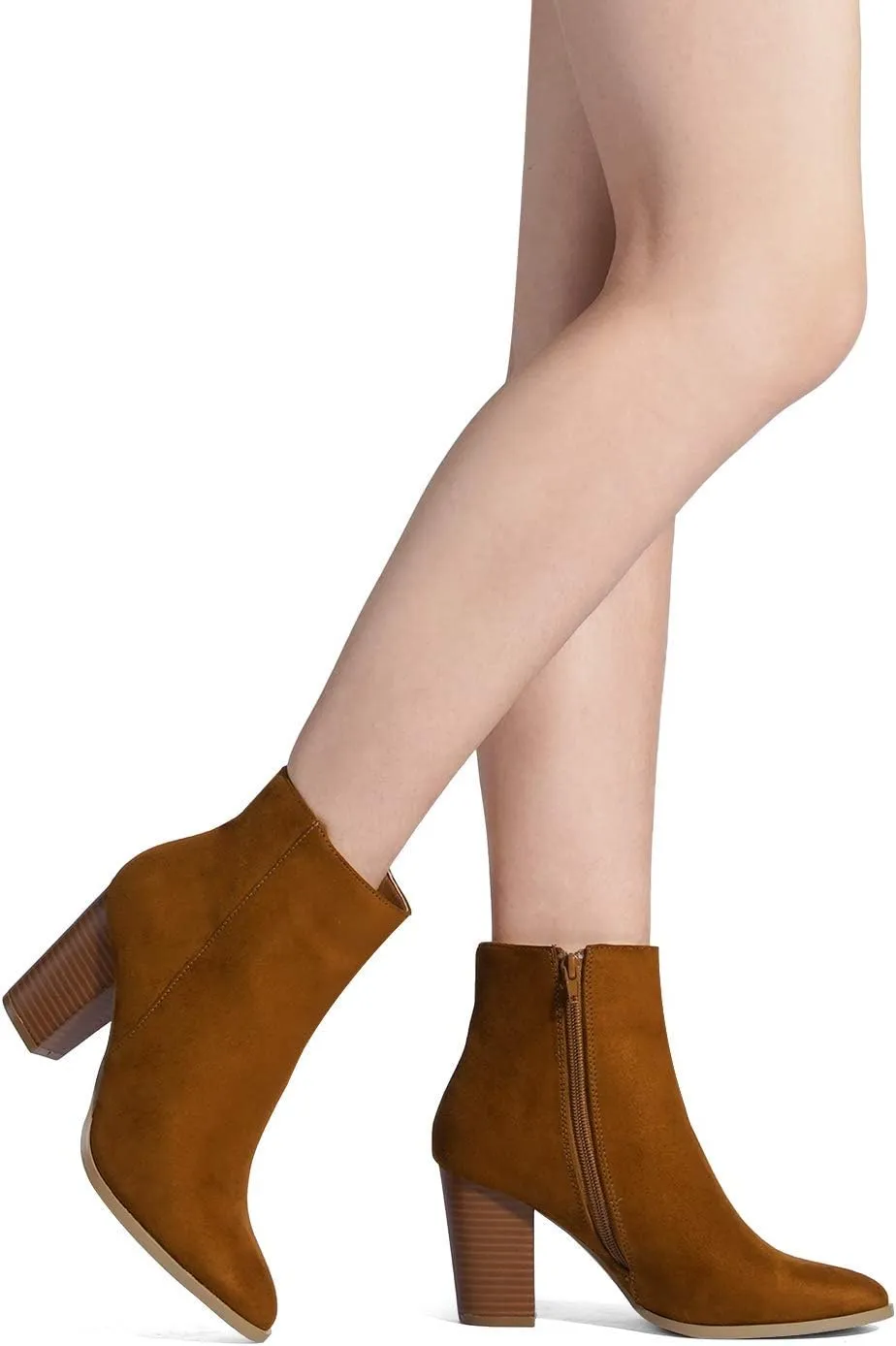 DREAM PAIRS Women's Ankle Boots Chunky Block Heel Booties